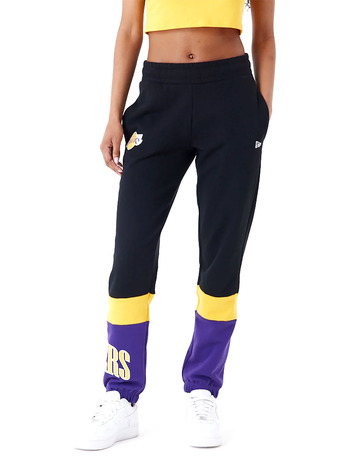 New Era NBA L.A LAkers Womens Colour Block Joggers