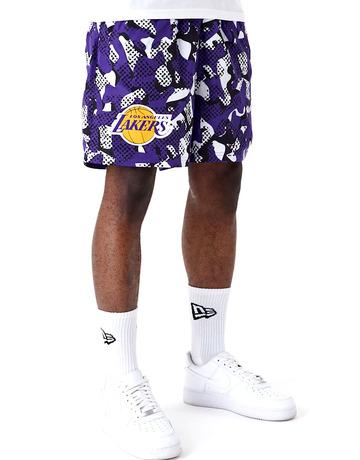 New Era NBA LA Lakers Team All Over Print Shorts