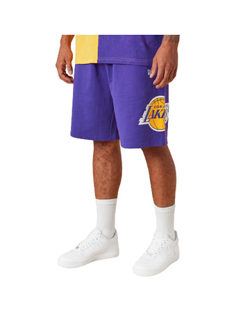 New Era NBA LA Lakers Washed Team Logo Short "Purple"