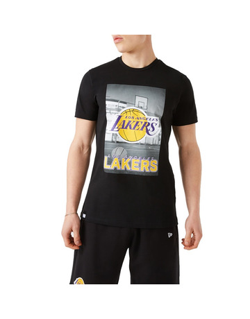 New Era NBA Los Angeles Lakers Photographic Tee "Black"