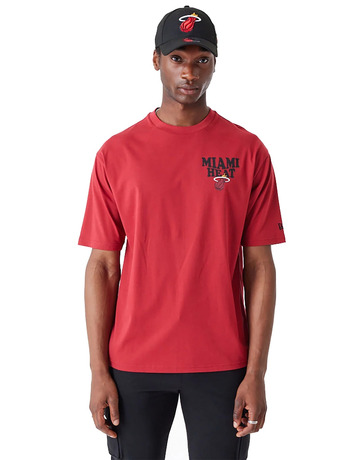 New Era NBA Miami Heat Script Oversized T-Shirt