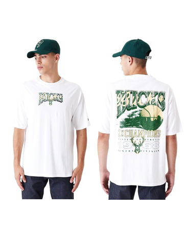 New Era NBA Milwaukee Bucks Championship Oversized T-Shirt