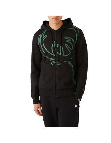 New Era NBA Milwaukee Bucks Enlarged Logo FZ Hoodie