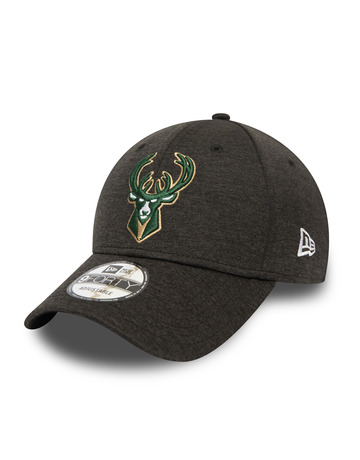 New Era NBA Milwaukee Bucks Shadow Tech Black 9FORTY Cap