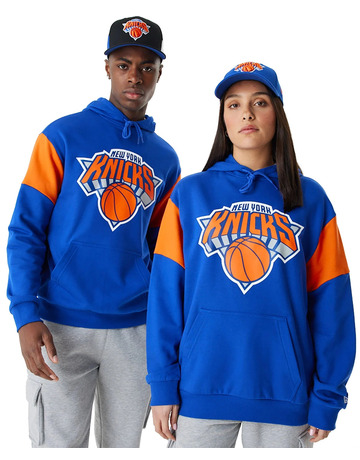 New Era NBA New York Knicks Colour Block Oversized Hoodie