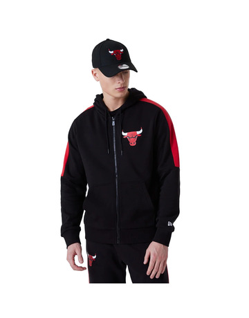 New Era NBA Official Chicago Bulls Logo FZ Hoodie