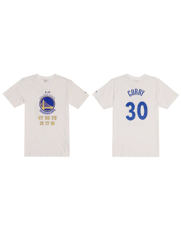New Era NBA Team Champion Golden State Warriors Tee # 30 Stephen Curry #