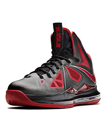 Lebron X "BlacRed Diamond" (006/negro/rojo)