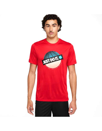 Nike Camiseta Dri Fit Basket Just Do It "Red"