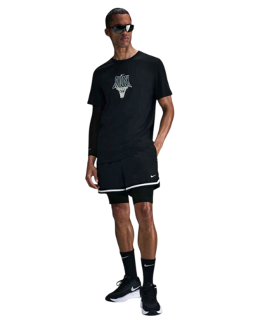 Nike Camiseta Dri Fit Basket "Black White"