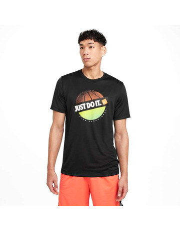 Nike Camiseta Dri Fit Basket Just Do It "Black"