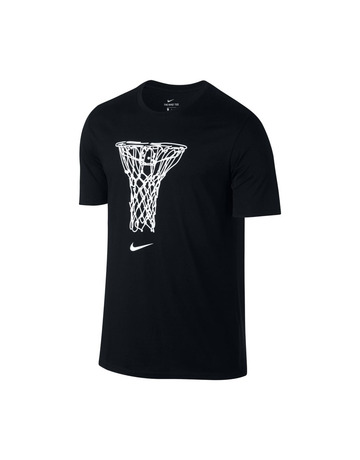 Nike Camiseta Dry Basket Draw (010/black/white)