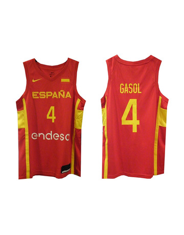 Nike Camiseta Replica Selección Española de Baloncesto #4 GASOL#