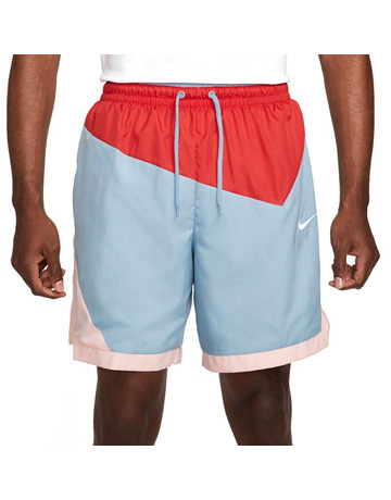 Nike DNA Woven Basketball Shorts "GreyRedPink"