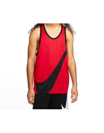 Nike Dri Fit Basket Crossover Jersey "Red-Black"