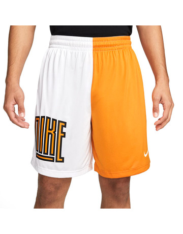 Nike Dri-FIT Men's Basketball Shorts "Orange White"