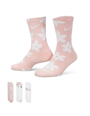 Nike Kids' Cushioned Crew Socks (3 Pares) "Mulicolor"