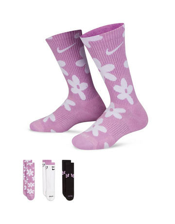 Nike Kids' Cushioned Crew Socks (3 Pares) "MulicolorK"
