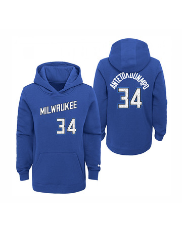 Nike Kids NBA Milwaukee Antetokounmpo 34 City Hoodie