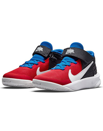 Nike Team Hustle D 10 FlyEase (PS) "RedBlack"