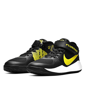 Nike Team Hustle D 9 (GS) FlyEase "Yellow Night"