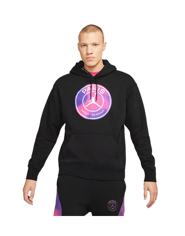 Paris Saint-Germain Fleece Pullover Hoodie "Black"