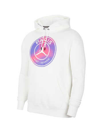 Paris Saint-Germain Fleece Pullover Hoodie "White"