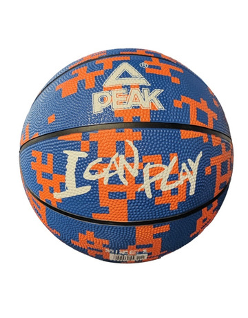 Balón Basket Peak "I Cam Play Blue-Orange" (Talla 5)