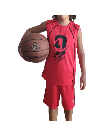 Equipación Junior Peak Sport Basketball Tony Parker Signature "Red"