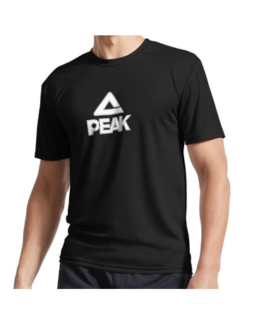 Camiseta Adulto/Niñ@ Peak Sport Basketball Round Neck Big Graphic  "Black"