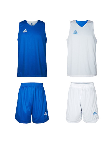 Set Reversible Adulto Peak Sport Basketball Team "Blue/White"