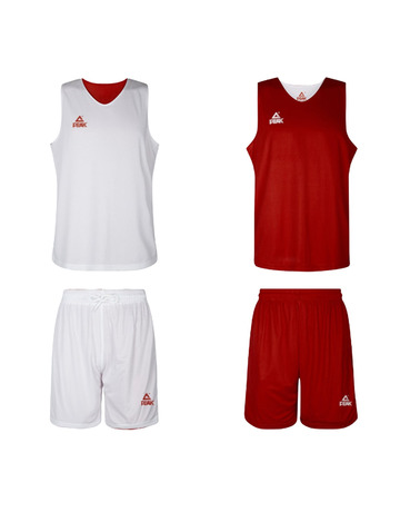 Set Reversible Adulto/Niñ@ Peak Sport Basketball Team  "Red/White"