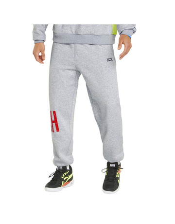 Puma Basketball Playbook Pant "Light Gray Heather"