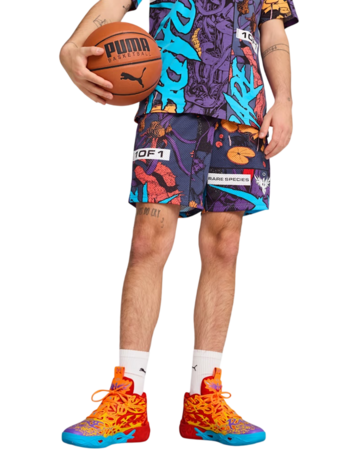 Puma Basketball Melo Phoenix AOP Shorts "Blue Crystal"