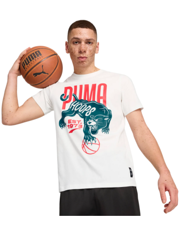 Puma Basketball Winning Shot Tee 2 "White"