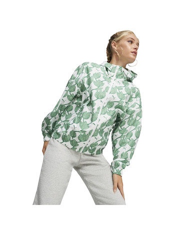 Puma BLOSSOM AOP Windbreaker "Archive Green"