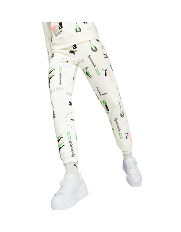 Puma CLASSICS Brand Love AOP Sweatpants TR "Warm white"