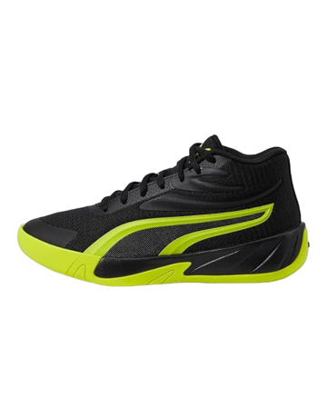 Puma Court Pro Junior "Black Electric Lima"