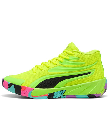 Puma Court Pro Marble Junior "Yellow Alert-Green Glare"