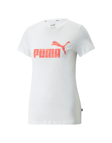 Animal Tee Quartz) Puma ESS+ Logo (Rose