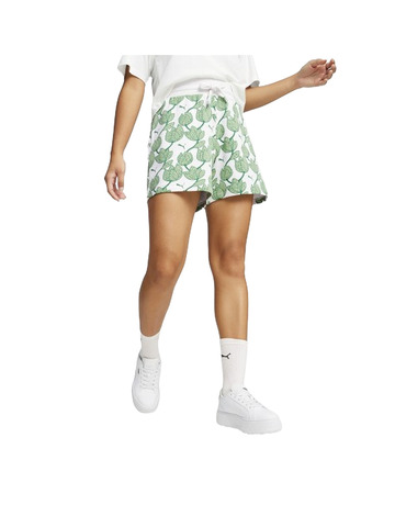 Puma ESS+ BLOSSOM 5" AOP Shorts TR "Archive Green"