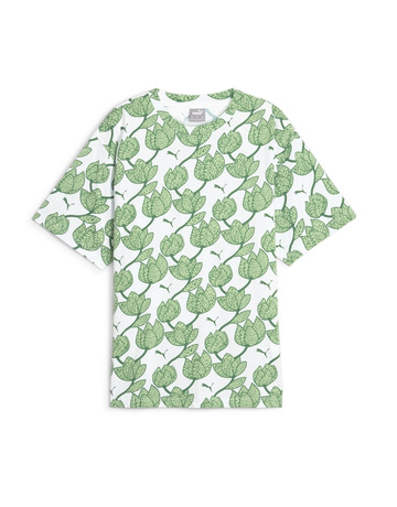 Puma ESS+ BLOSSOM AOP Tee "Archive Green"