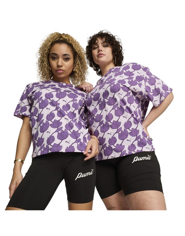 Puma ESS+ BLOSSOM AOP Tee "Grape Mist"