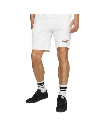 Puma ESS+ LOVE WINS Shorts "White"