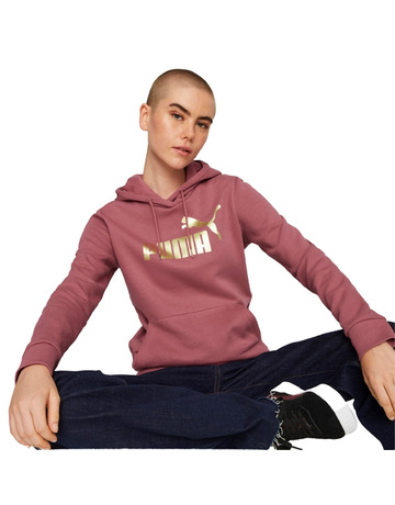 Puma ESS+ Metallic Logo Hoodie FL