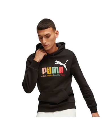 Sudadera con Capucha Hombre Puma Essentials+ Two-T Cian 