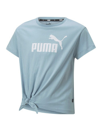 Puma Girls ESS Logo Knotted Tee