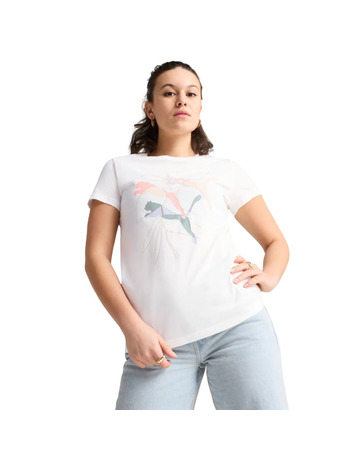 Puma GRAPHICS Branded Leaf Tee "White"