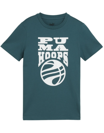 Puma Junior Basketball Blueprint Tee "Cold Green"