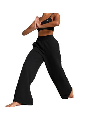 Puma Q4 STUDIO TEXTURED HW PANT "Black"